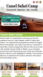 Mobile Screenshot of camelsafaricamp.com